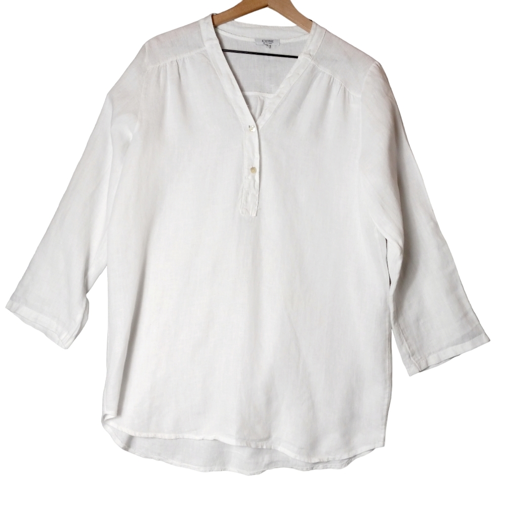 ROSEMARINE Italian linen size medium 21in pit to pit 29in in length